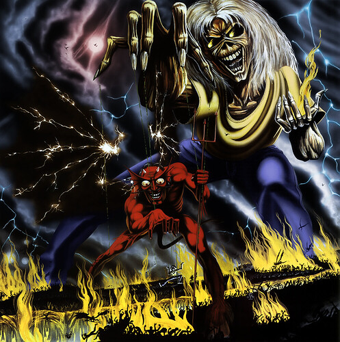 iron maiden number of the beast