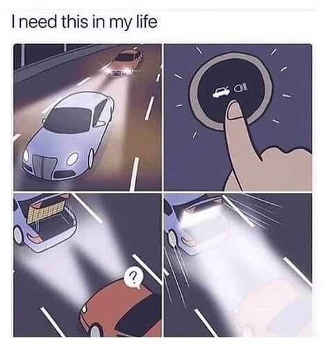 car lights